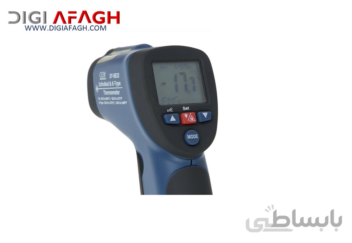 دماسنج دیجیتال لیزری مدل DT-8833