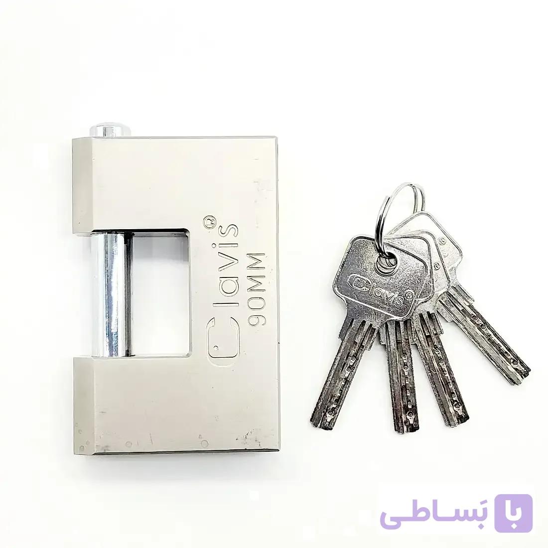 قفل کتابی کلاویس ۹۰mm