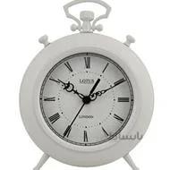 ساعت فلزی رومیزی لوتوس SAN LUIS کد BS-500 رنگ WHITE
