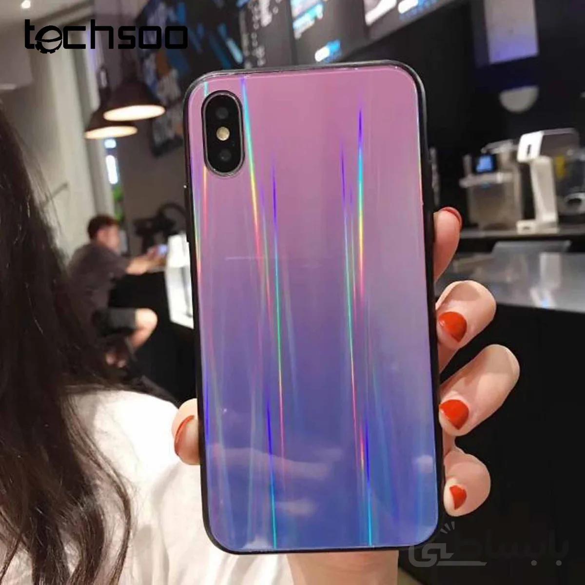 قاب ژله ای لیزری رنگی آیفون Laser Color TPU Case iPhone 7