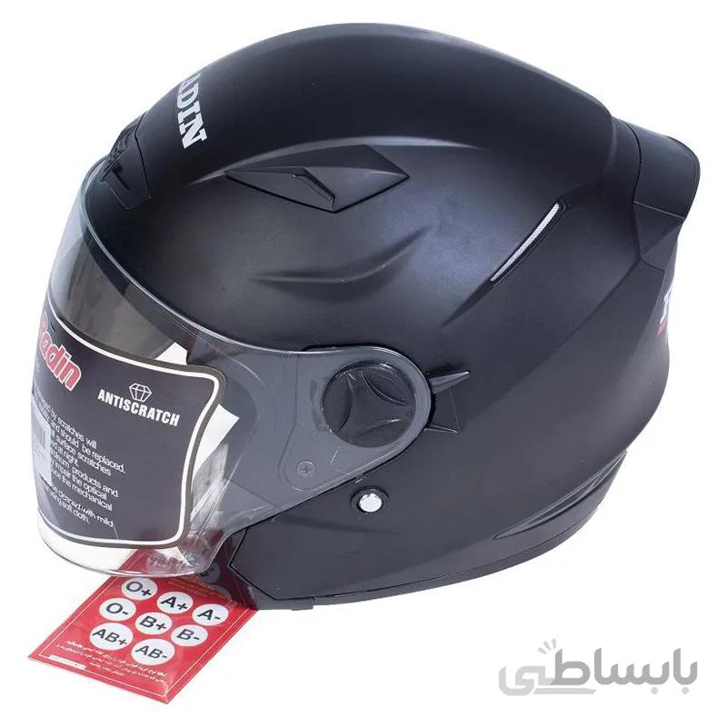 کلاه کاسکت رادین مدل AB702023 مشکی مات