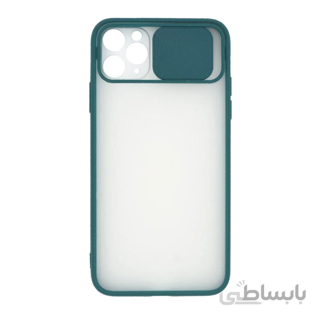 قاب گوشی اپل iPhone 11 Pro Max پشت مات کشویی محافظ لنز مدل K-MLNZ