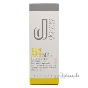 ضد آفتاب ضد لک SPF 50+ بژ روشن دلانو delano