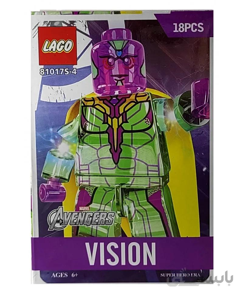 مینی فیگور ویژن Vision به همراه استند لگویی