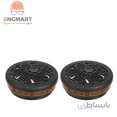 کارتریج ماسک نیم صورت BLS مدل ۳۱۱ سری A2 ( دو عددی )