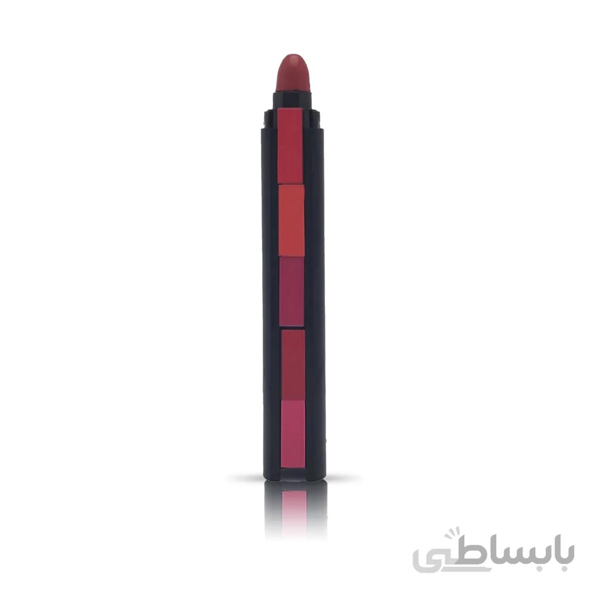رژلب ۵ عددی خشابی hudabeauty (جامد)