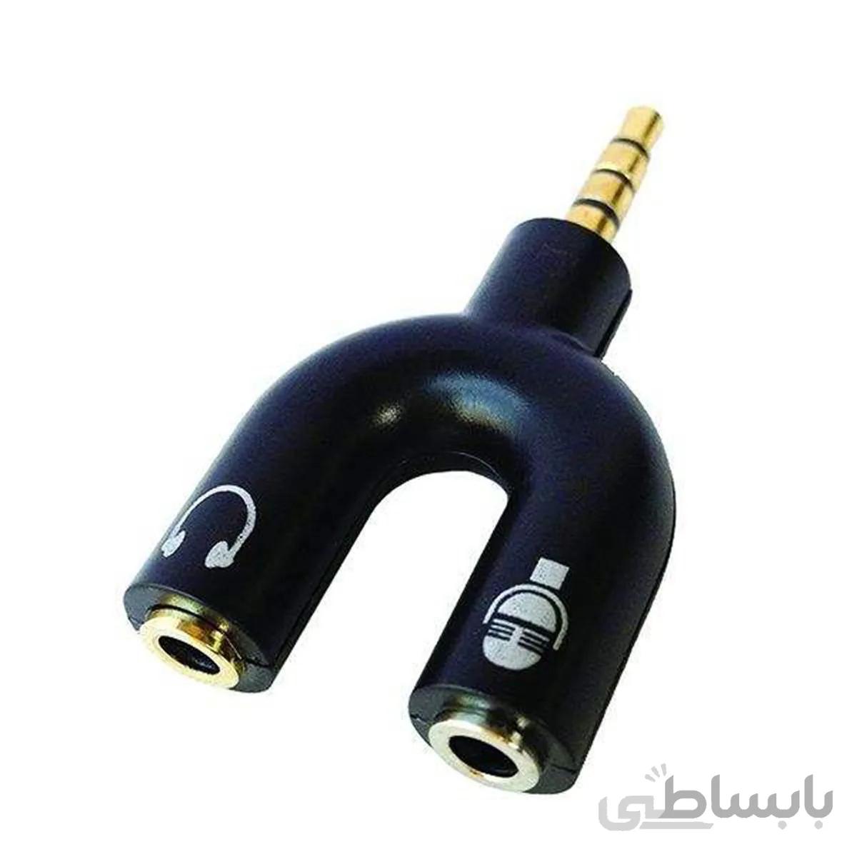 رابط مبدل ۲ به ۱ هدفون و میکروفون کین مدل KY-148