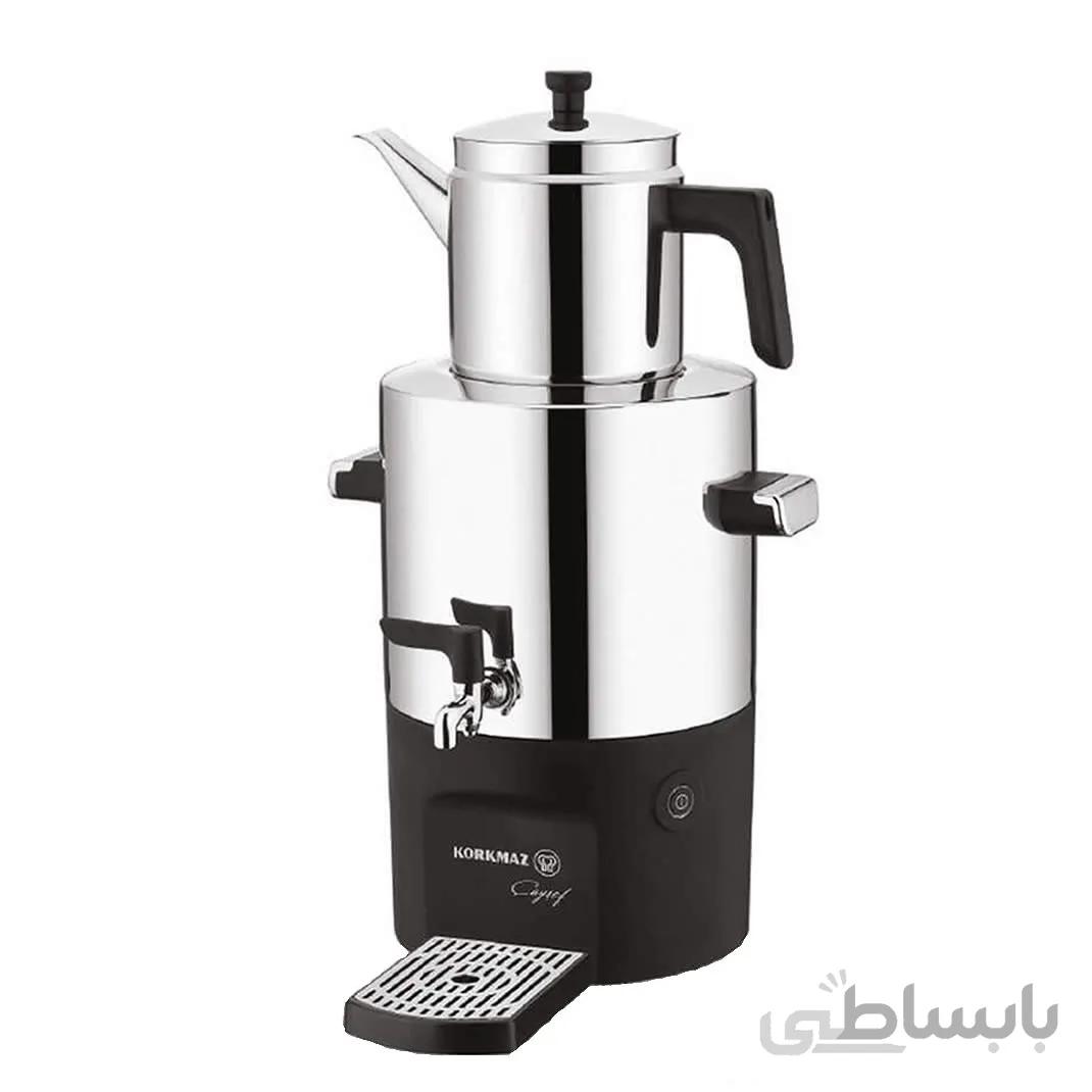 سماور برقی کرکماز مدل Çayşef A841 ظرفیت 5 لیتر ا Korkmaz Çayşef A 841 Samavar