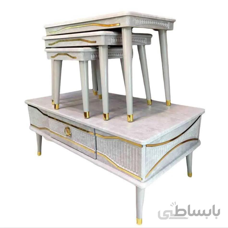 میز‌جلومبلی‌عسلی‌مدل‌ارکو