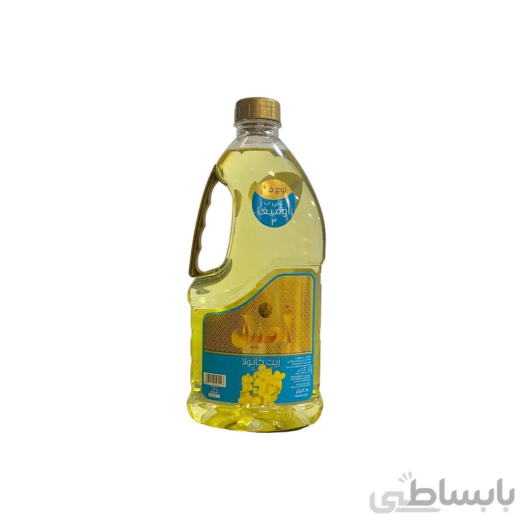 روغن کانولا اصیل Aseel وزن 1.5 لیتر Oil Aseel Canola 1.8L