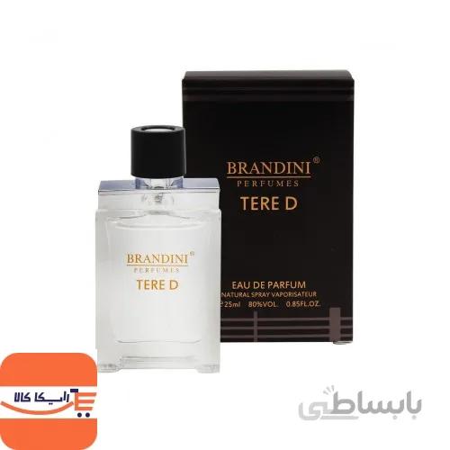ادوپرفیوم مردانه جیبی Tere D برندینی 25 میلی لیتری ا -
