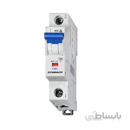 کلید مینیاتوری شراک – یک پل 20 آمپر تیپ C