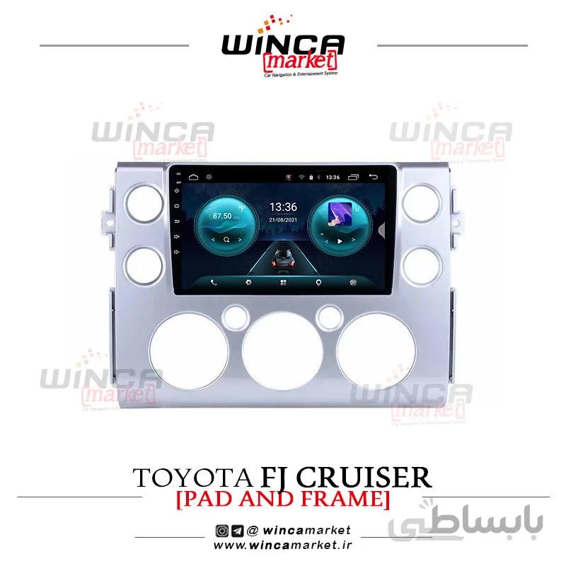 مانیتور فابریک تویوتا اف جی کروز Fj Cruiser سری اس S400 پلاس وینکا WINCA مدل RS855