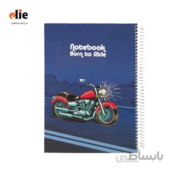 دفتر 100 برگ پاپکو جلد سخت طرح 9