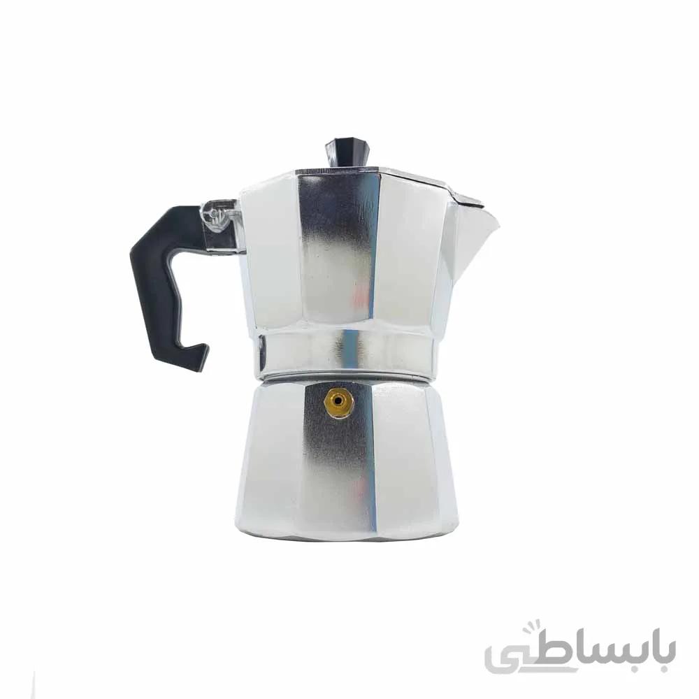 موکاپات و قهوه ساز ساده آلومینیومی