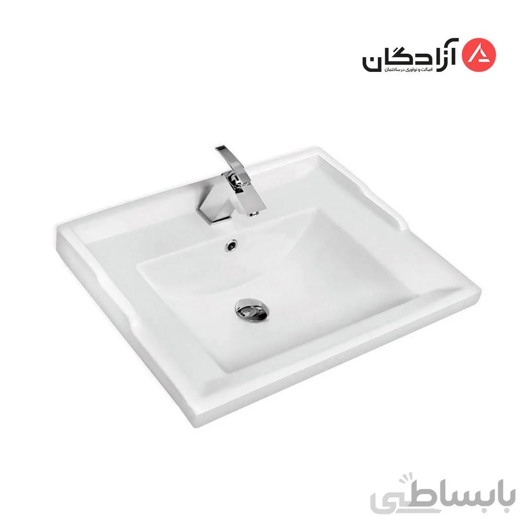 روشویی روکابینتی مروارید مدل دنا 60