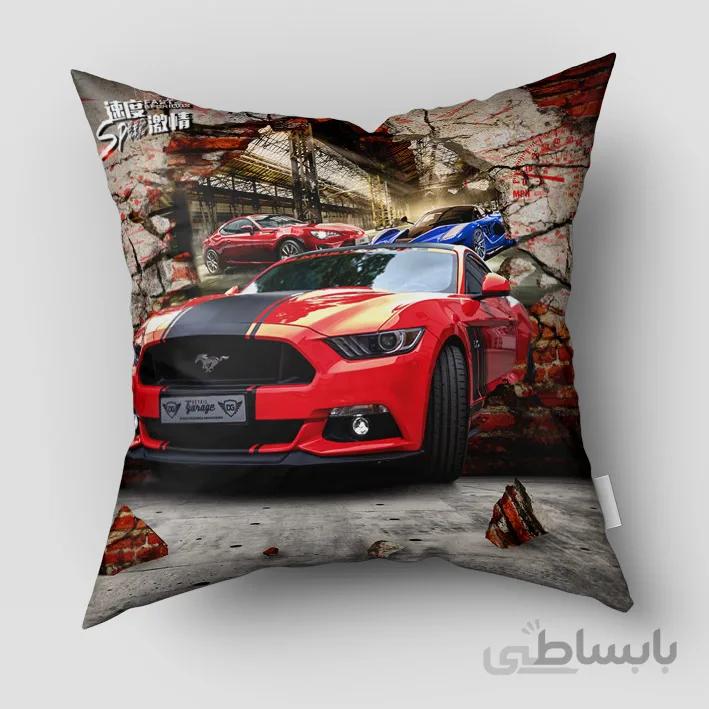 کوسن چاپی سه بعدی طرح ماشین اسپرت خارجی pk-2920