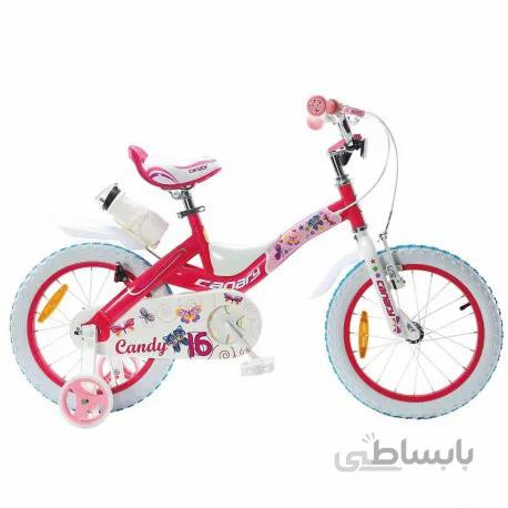 دوچرخه بچه گانه قناری مدل کندی سایز 16 CANARY CANDY با گارانتی 1 ساله