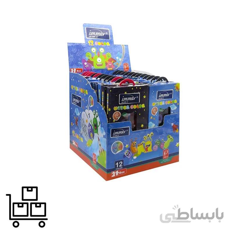 آبرنگ 12 رنگ ایمر مدل JM698 (بسته 12 عددی)