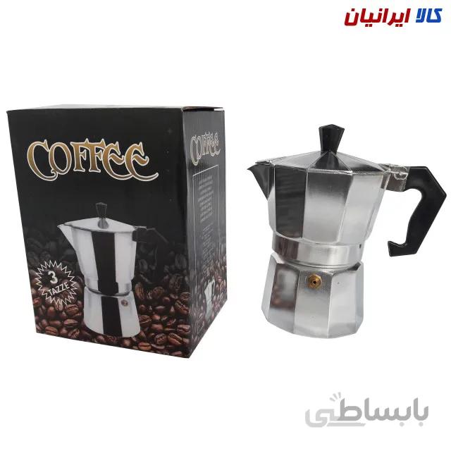 قهوه جوش و اسپرسو ساز موکا 3 کاپ
