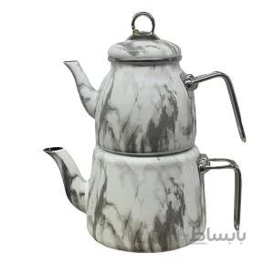 ست کتری و قوری پاچی مدل emaye 80