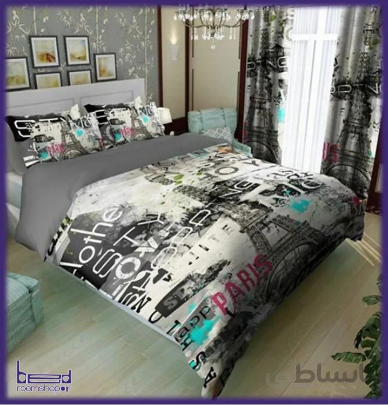سرویس کتان تنسل مدرن کد1009