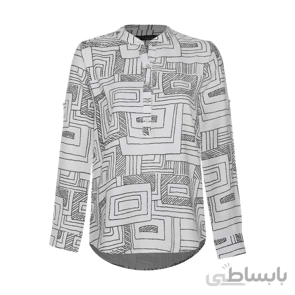 شومیز زنانه یقه فرنچ