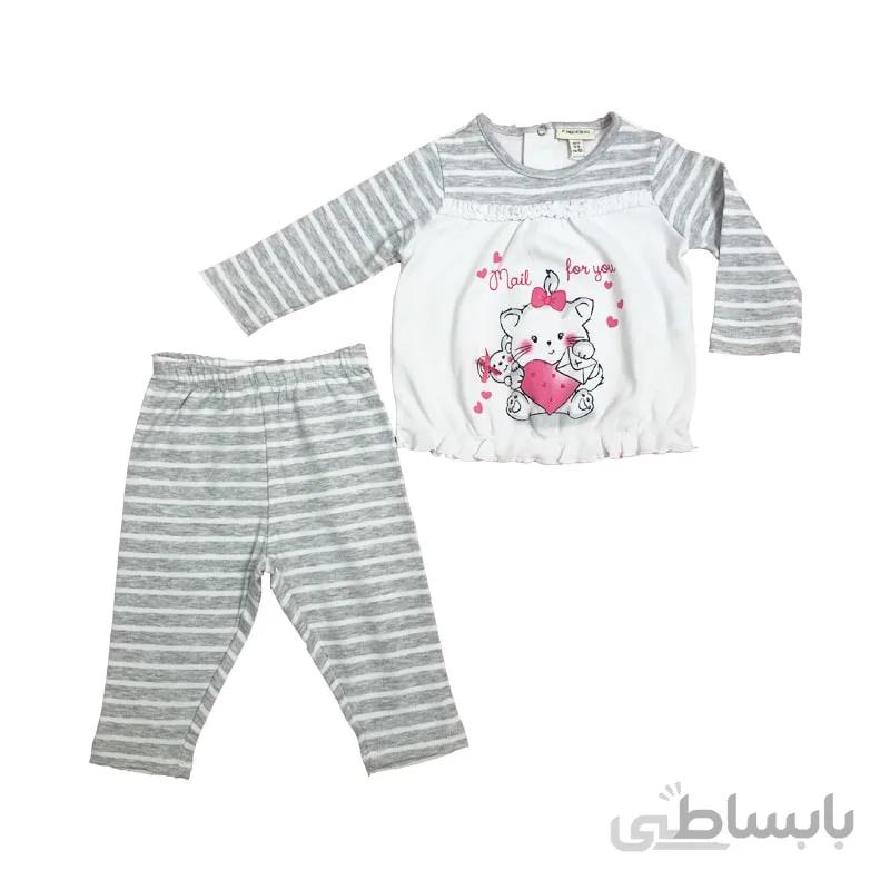 ست بلوز شلوار راحتی دخترانه