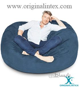 مبل شنی پارچه مازراتی استوانه ای 120*80