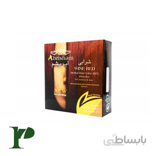 رنگ مو شرابی ابریشم