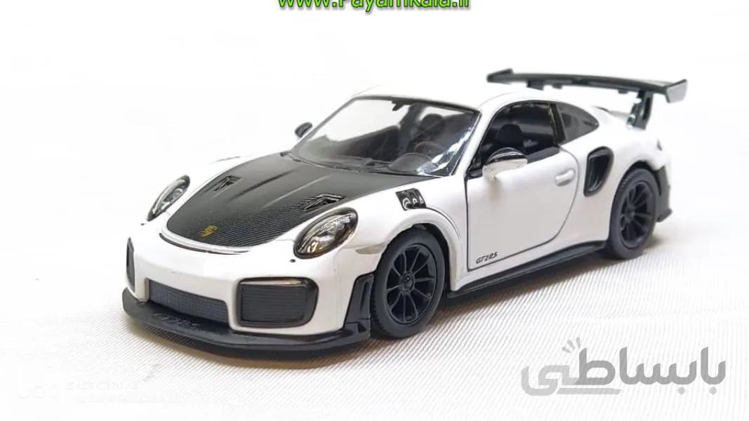ماشین فلزی پورشه (PORSCHE 911 GT2 RS KINSMART) سفید