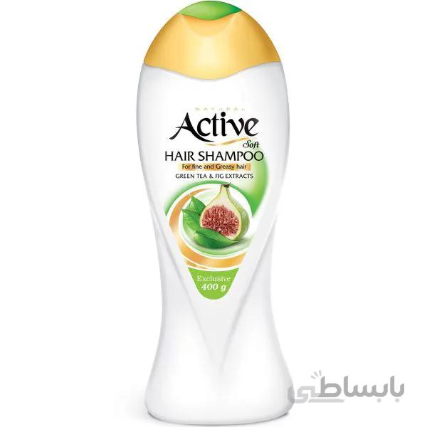 شامپو مو اکتیو مدل Fig Extract حجم 400 میلی لیتر