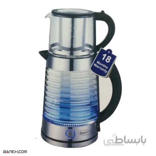 چای ساز رو هم شیشه ای مایر مدل MR-2044 ا Maier Tea Maker MR-2044