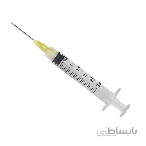 سرنگ 2.5 cc برند میبد یاس پیستون دار (سه تکه)