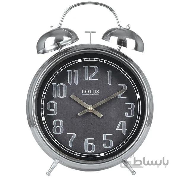 ساعت رومیزی فلزی لوتوس مدل B700 سیلور