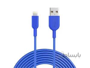 کابل تبدیل USB به Lightning انکر مدل Anker PowerLine II A8434H31 3m