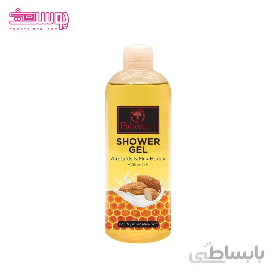 ژل شستشوی بدن شیر و عسل فابریگاس حجم 400ml