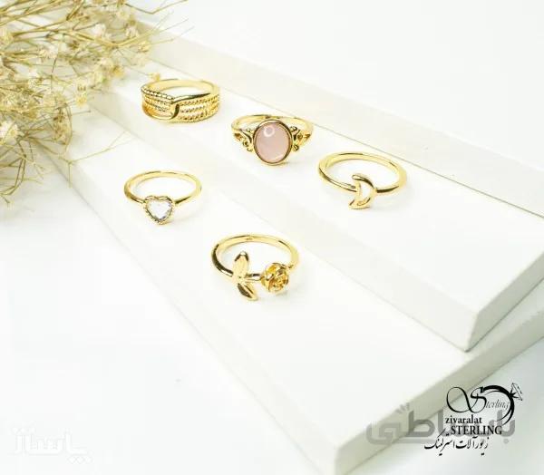 پک انگشتر زنانه کد 5600 کد 651734