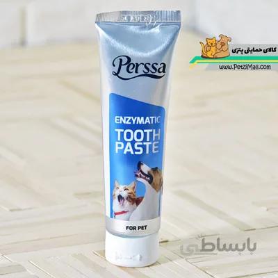 خمیر دندان سگ و گربه پرسا کد مدل آنزیمی ۱۰۰Gr (حمایتی) کد P11