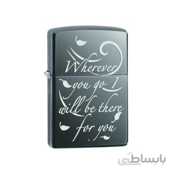 فندک زیپو Zippo Wherever you go کد 150