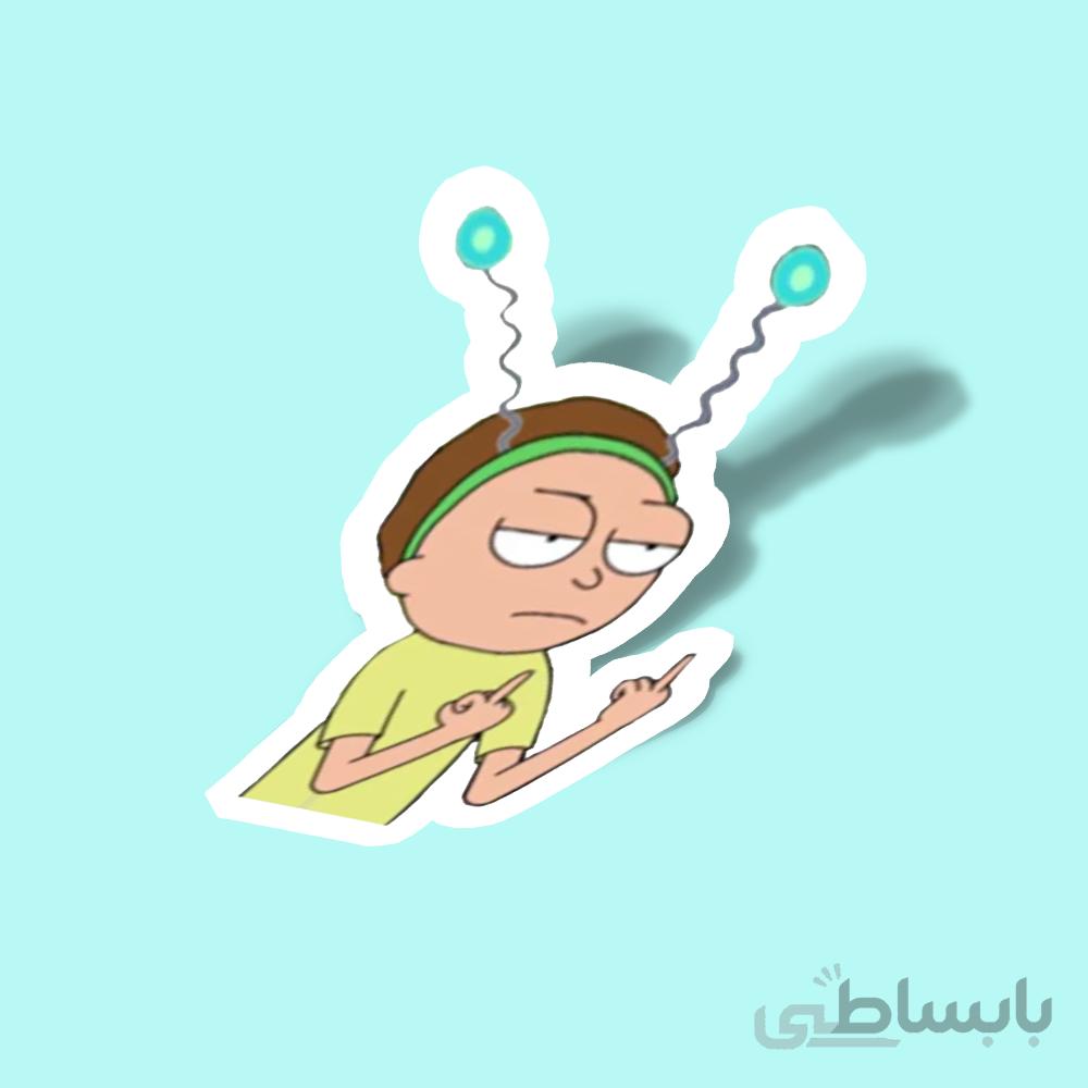 استیکر rude motry