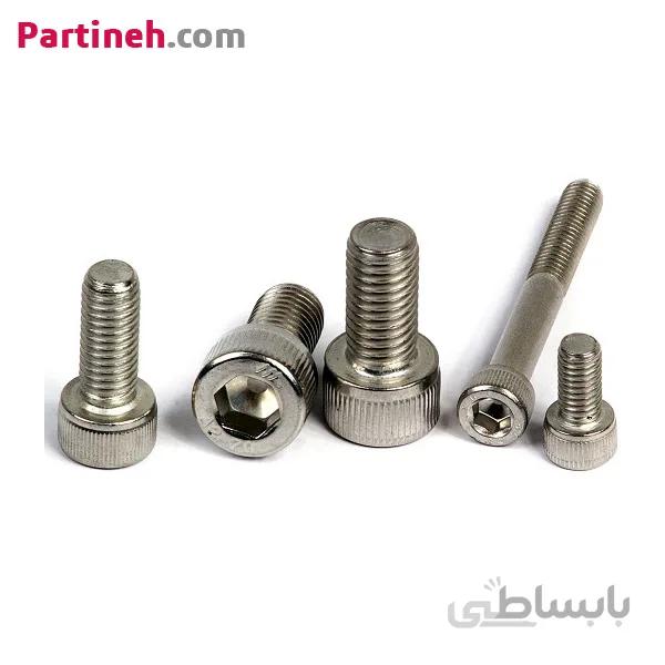 پیچ آلن با سر استیل 304 سایز M3 طول 10 میلمیتر ا Partineh.com