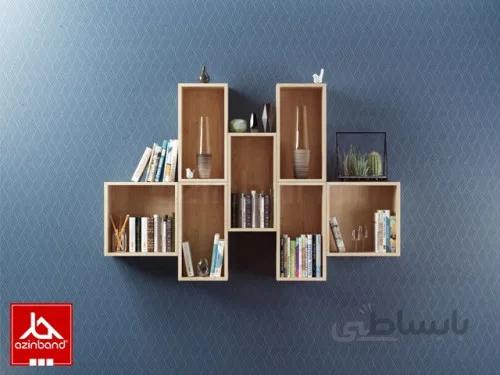 باکس دیواری مدرن - چیدمان 6 ا ساخته شده با چوب درختان میوه یا جنگلی