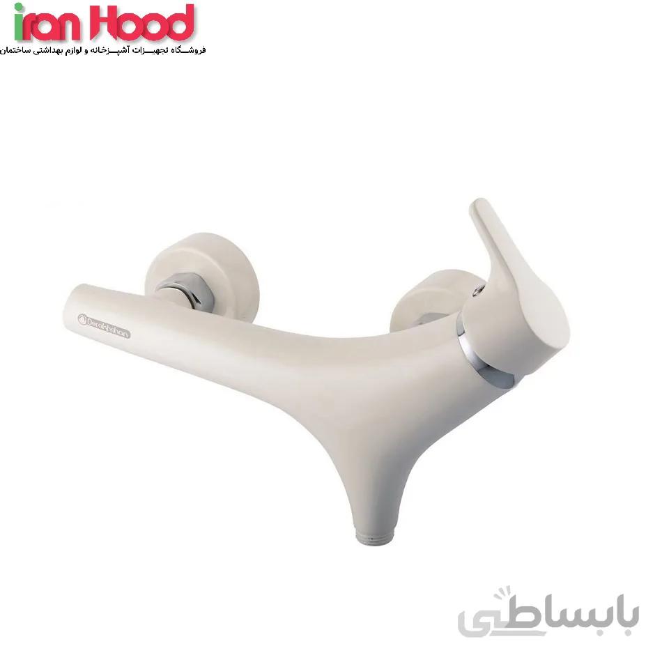 شیر توالت درخشان مدل نیجر وایت ا Derakhshan white nature toilet tap