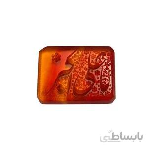 نگین عقیق خطی یا علی اکبر کد 3251 ا قیمت به شرط خرید تیمی