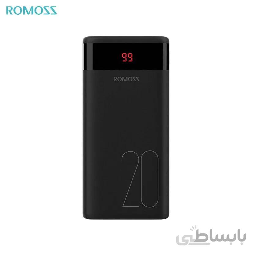 پاوربانک روموس مدل Ares 20 ظرفیت 20000 میلی آمپر ساعت