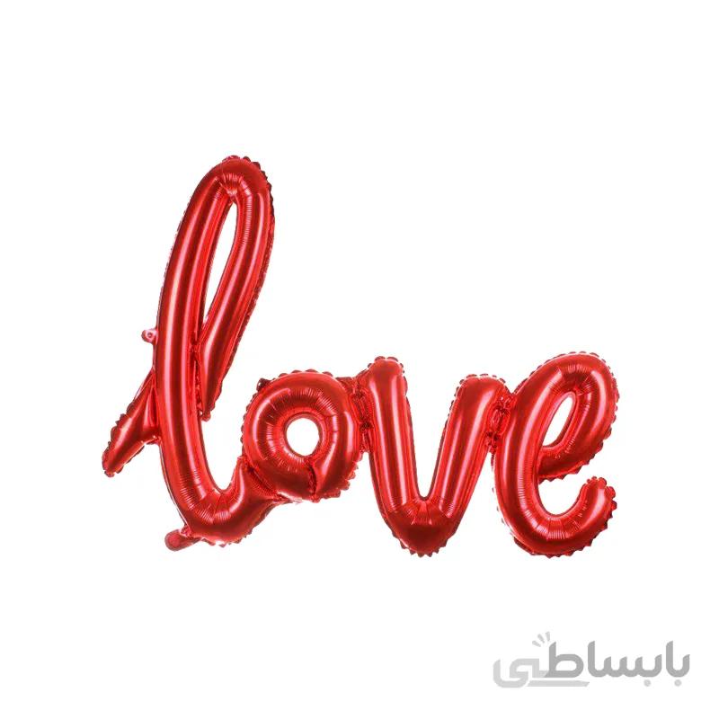 بادکنک فویلی Love مدل STF2005