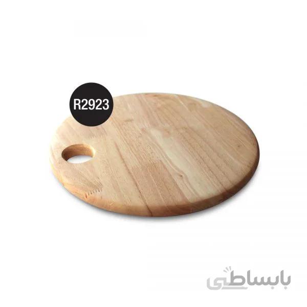R2923تخته گوشت چوبی دایره متوسط مدل آیکون