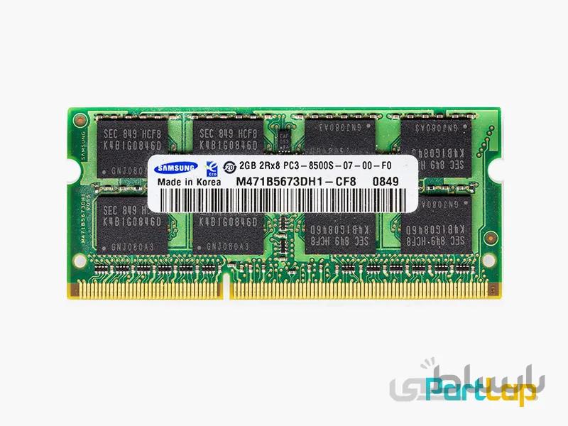 رم لپ تاپ سامسونگ مدل DDR3 PC3-8500S ظرفیت 2 گیگابایت
