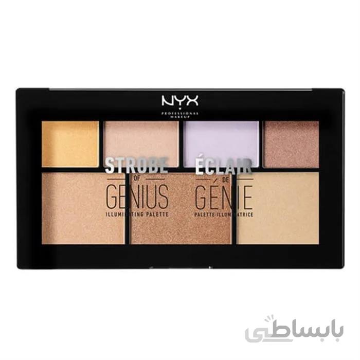 پالت هایلایتر نیکس مدل STROBE OF GENIUS